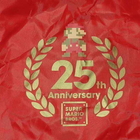 Nintendo Super Mario Bros 25th Anniversary Backpack Satchel Cinch Bag Collector - Picture 2 of 4